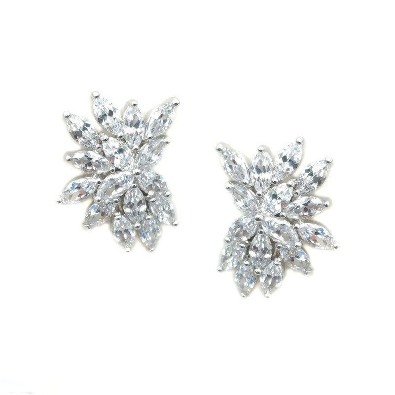 Alivia Bridal Earrings Earrings - Glamour Stud