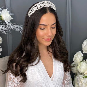 Ange Bridal Crown Hair Accessories - Tiara & Crown    