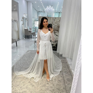 Angelina Bridal Luxury Robe Bridal Lingerie - Robe    