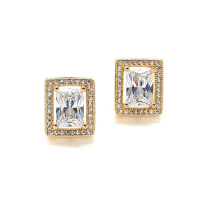 Anisa Bridal Earrings Earrings - Classic Stud  Gold  