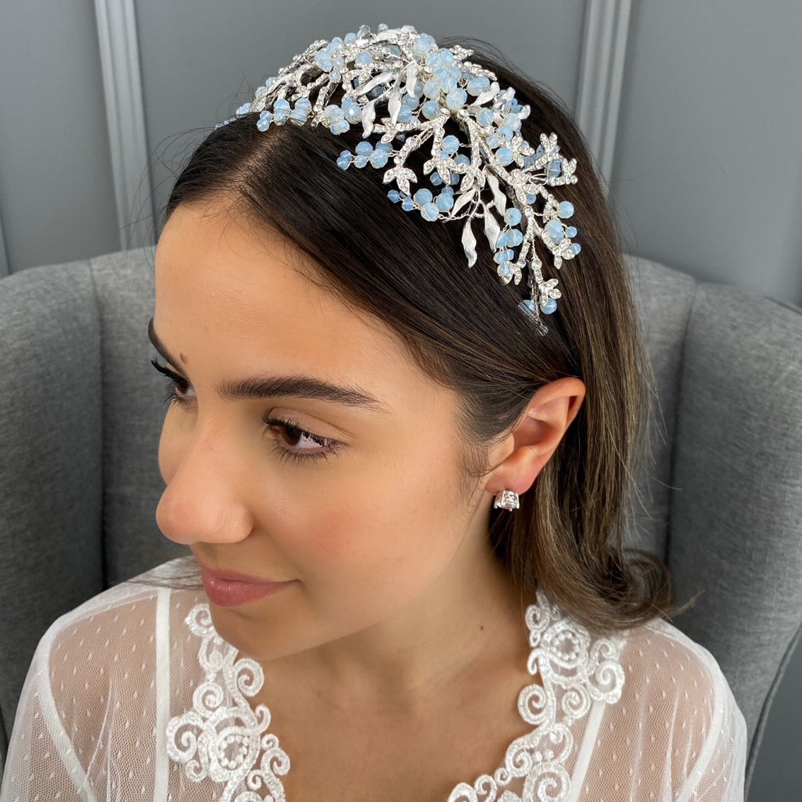 Aspen Opal Bridal Headpiece Hair Accessories - Headpieces