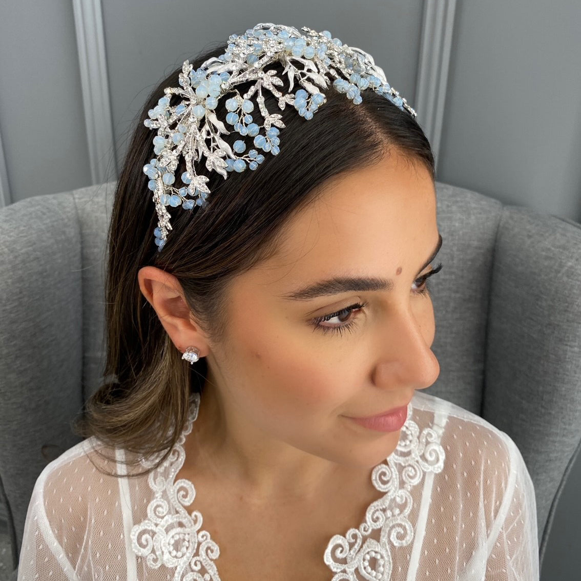 Aspen Opal Bridal Headpiece Hair Accessories - Headpieces