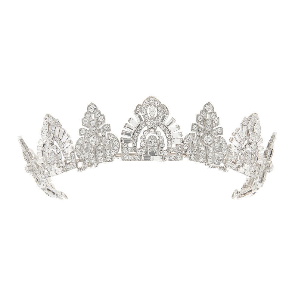 Astoria Crystal Bridal Tiara Hair Accessories - Tiara & Crown