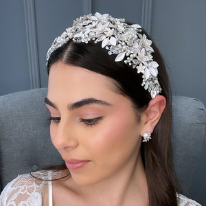 Eleanor Bridal Headpiece Hair Accessories - Headpieces    