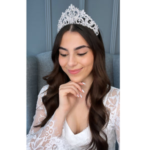 Bellazza Bridal Crown Hair Accessories - Tiara & Crown    