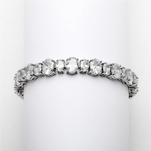 Bobbi Bridal Bracelet - Silver (Petite) Bracelet Wedding    