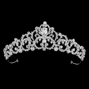 Belle Bridal Crown Hair Accessories - Tiara & Crown    
