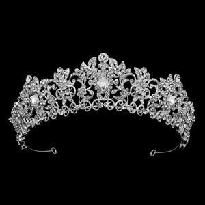 Brittney Bridal Crown Hair Accessories - Tiara & Crown    