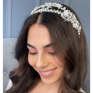 Sadie Double Bridal Headband Hair Accessories - Headbands,Tiara    