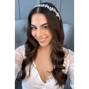 Eloise Bridal Headband Hair Accessories - Headbands,Tiara  Silver  