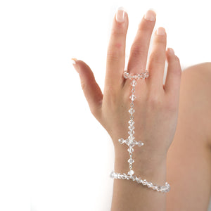 Chadia Crystal Rosary Rosary Bracelet    