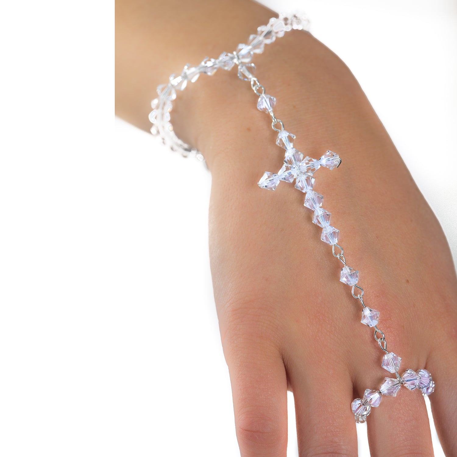 Chadia Crystal Rosary Rosary Bracelet