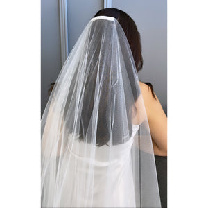 Geneva Bridal Veil No Gather Veils - Traditional    