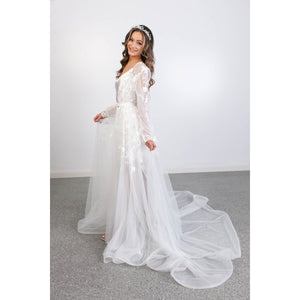 Ines Bridal Luxury Robe Bridal Lingerie - Robe    
