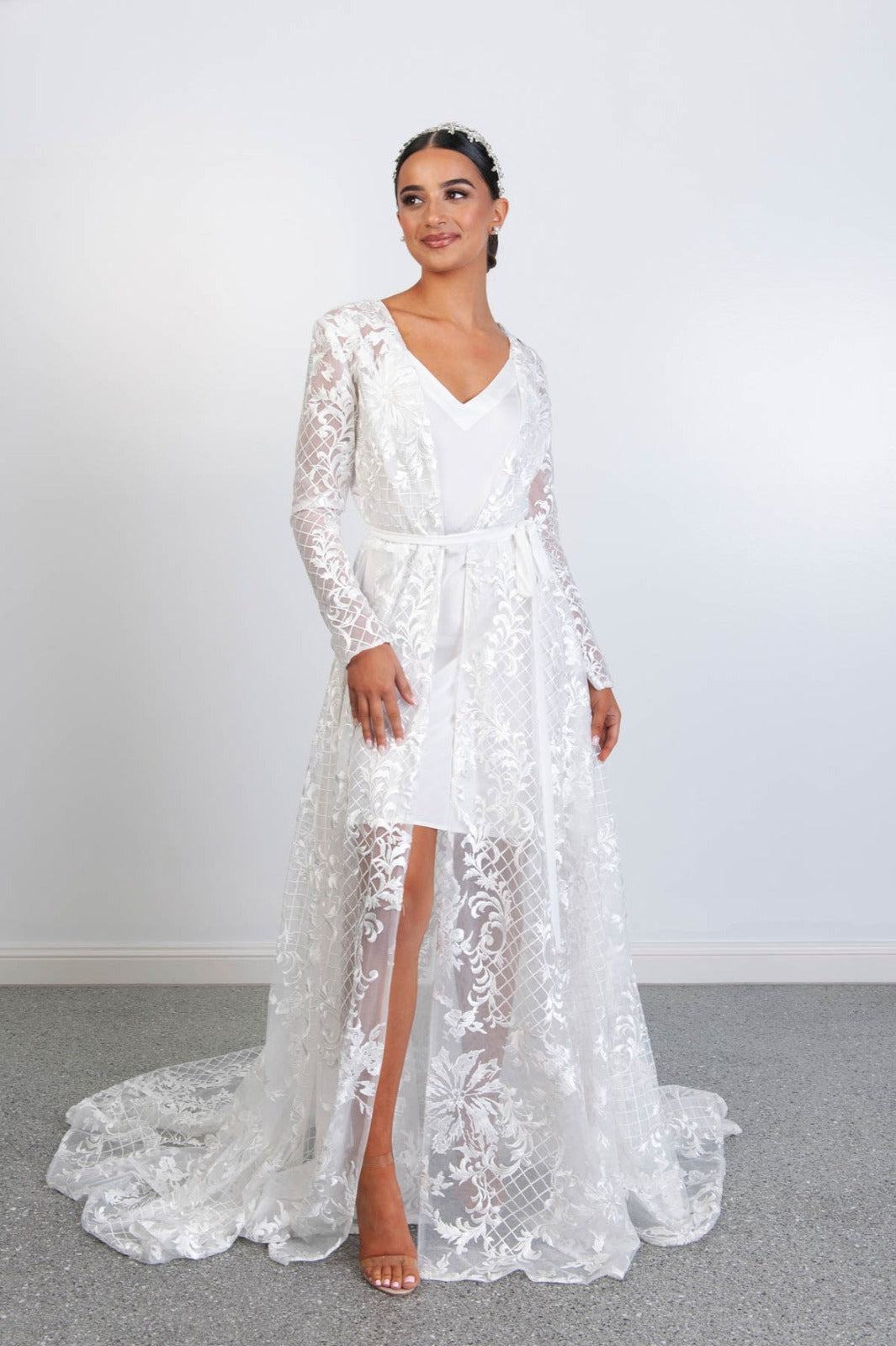 Stellissima Luxury Bridal Robe Bridal Lingerie - Robe