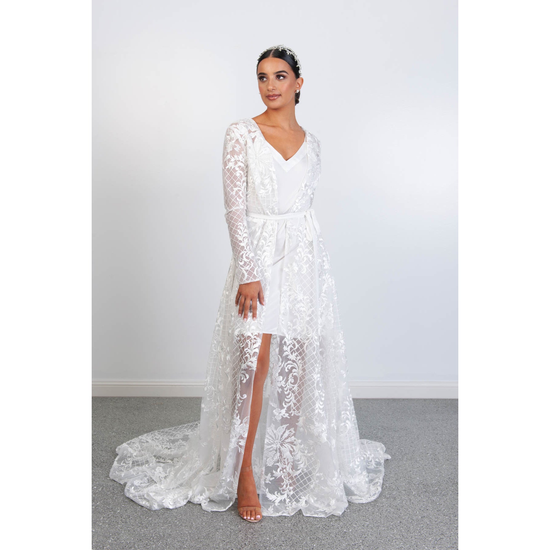 Stellissima Luxury Bridal Robe Bridal Lingerie - Robe    
