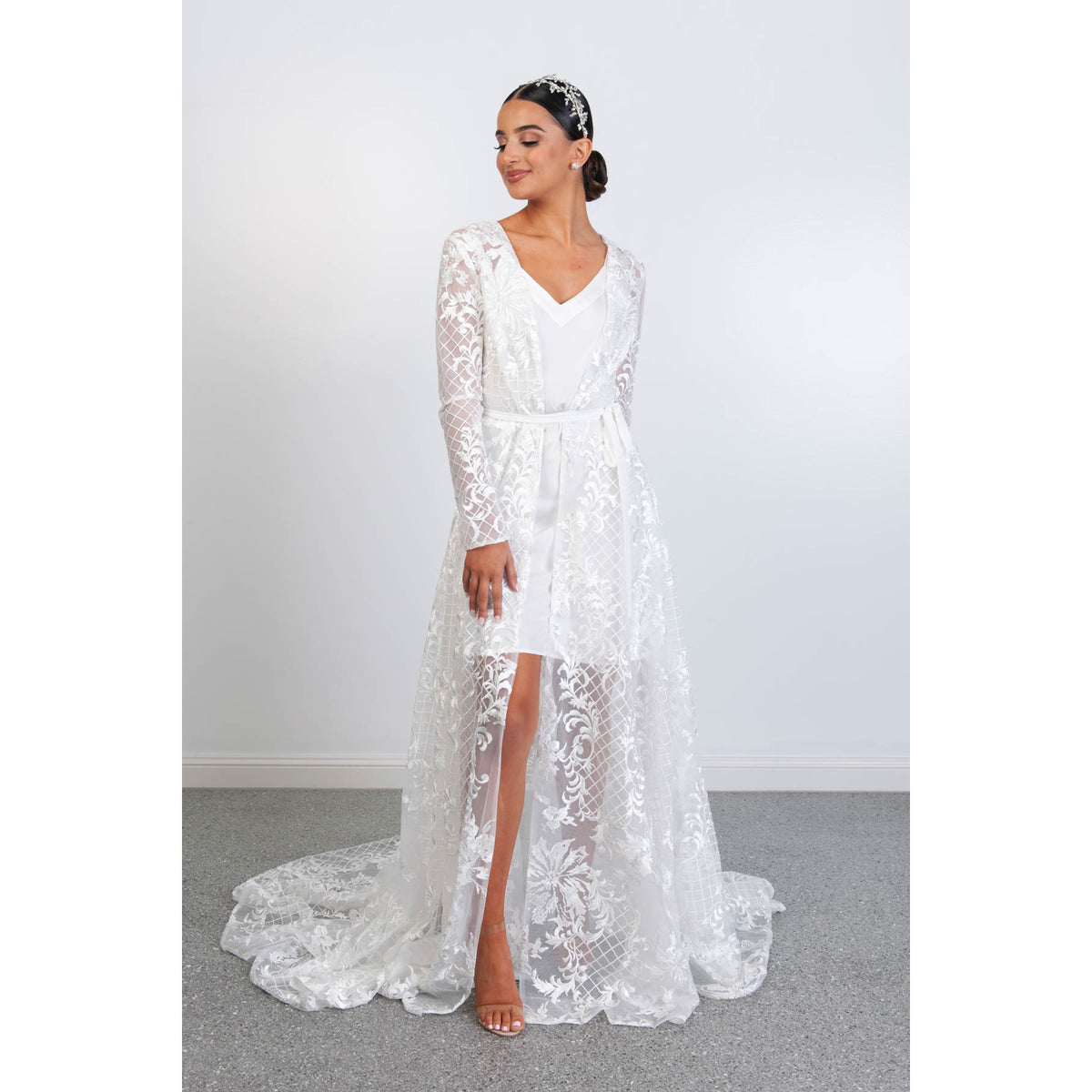 Stellissima Luxury Bridal Robe Bridal Lingerie - Robe