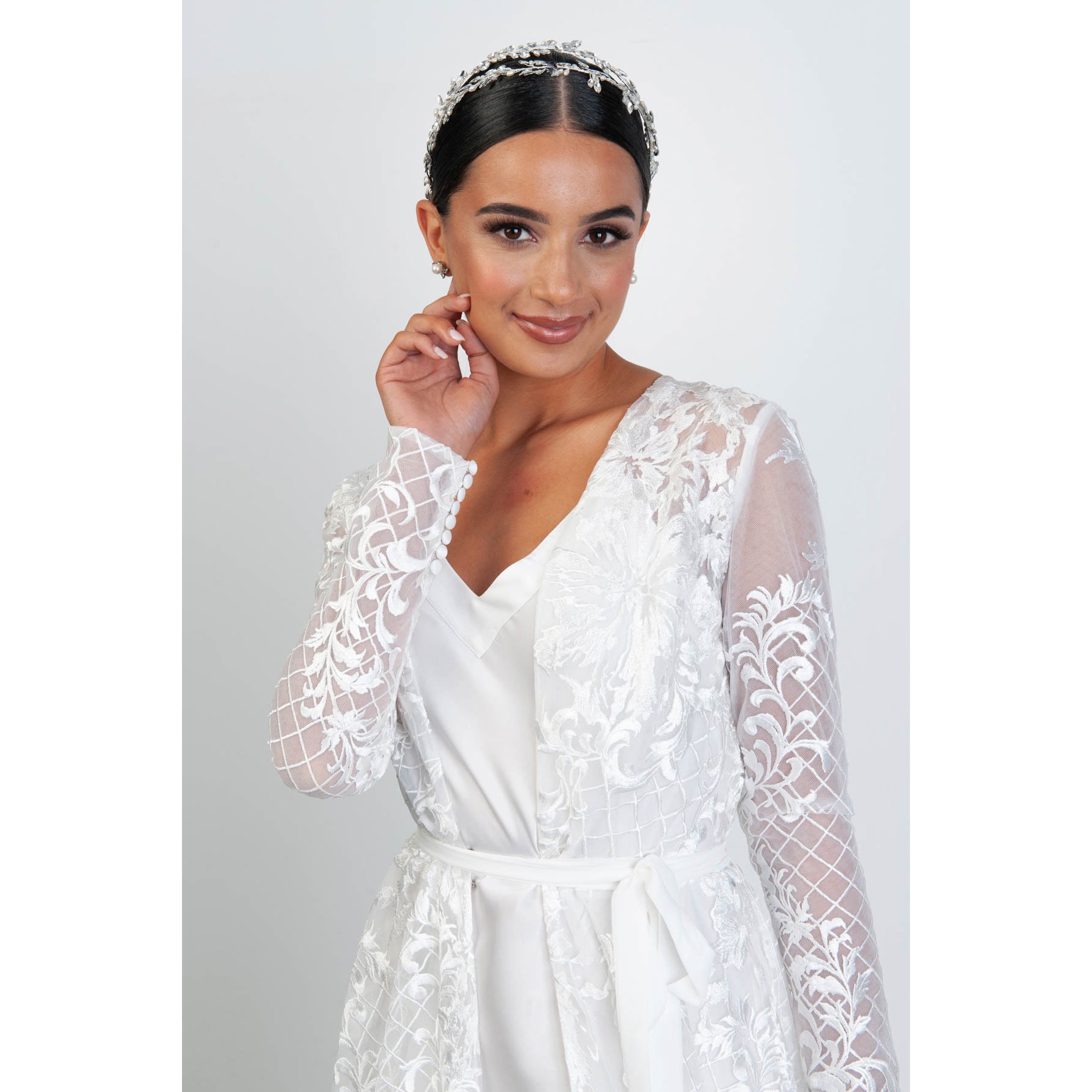 Stellissima Luxury Bridal Robe Bridal Lingerie - Robe