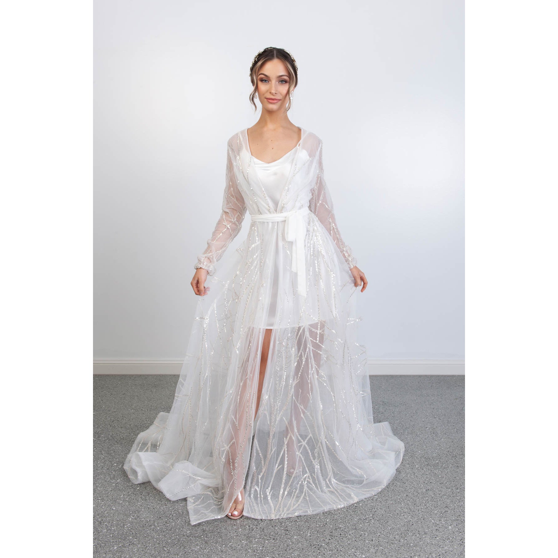 Cecile Bridal Luxury Robe Bridal Lingerie - Robe    