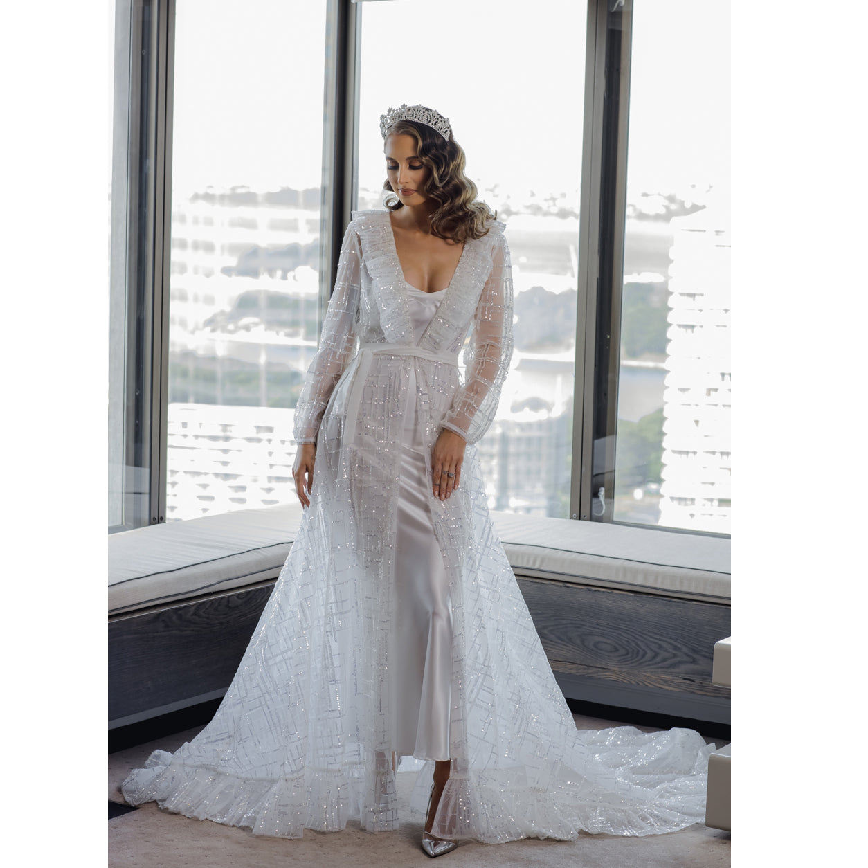 Belle Bridal Luxury Robe Bridal Lingerie - Robe    
