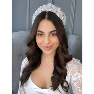 Ayana Bridal Crown Hair Accessories - Tiara & Crown    