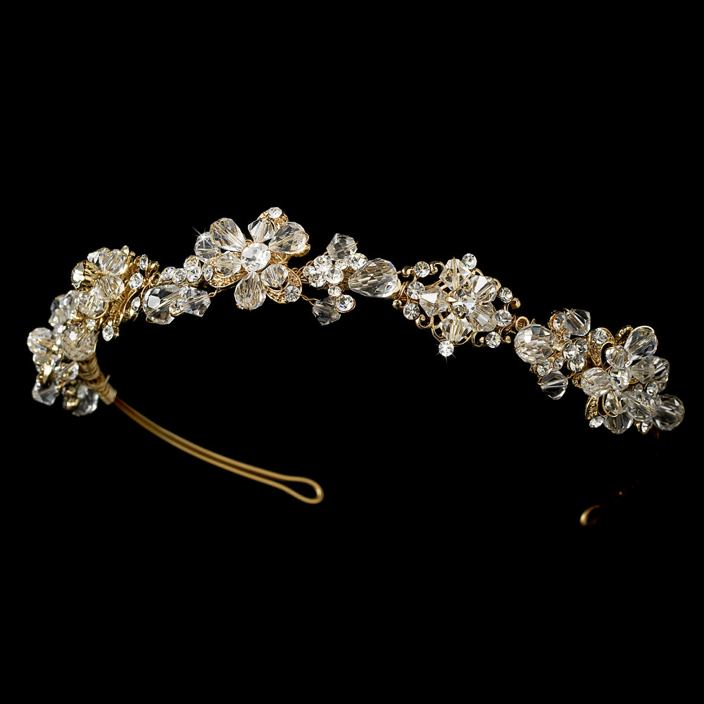 Elene Crystal Bridal Headband Hair Accessories - Headbands,Tiara