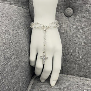 Eve Crystal Rosary Double Strand Rosary Bracelet    