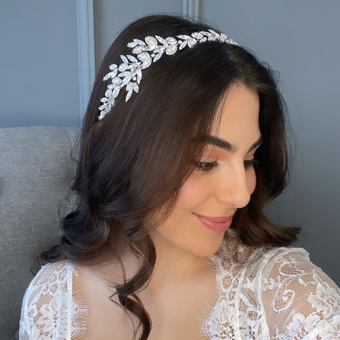 Limar Crystal Headband Hair Accessories - Headbands,Tiara