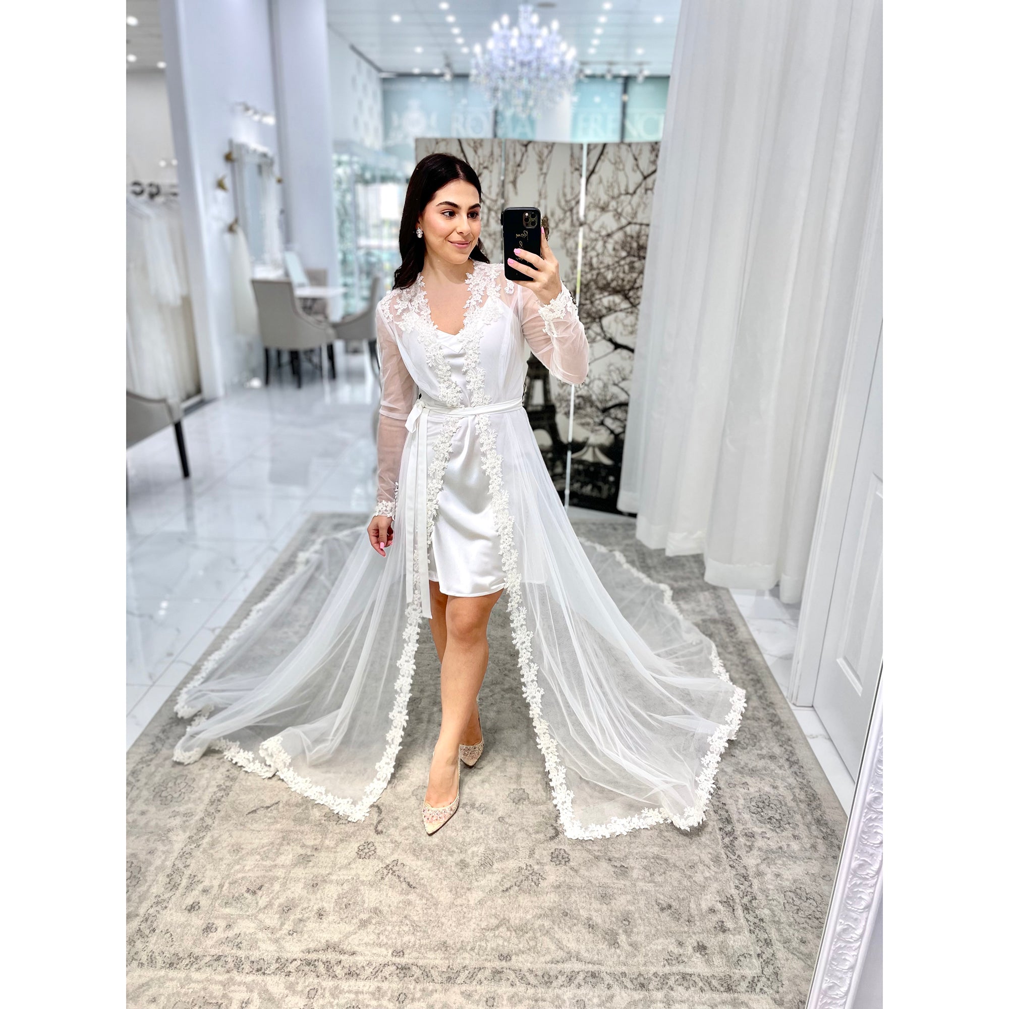 Florentine Bridal Luxury Robe Bridal Lingerie - Robe    