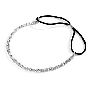 Hayley Bridal Headband (Silver) Hair Accessories - Headbands,Tiara    