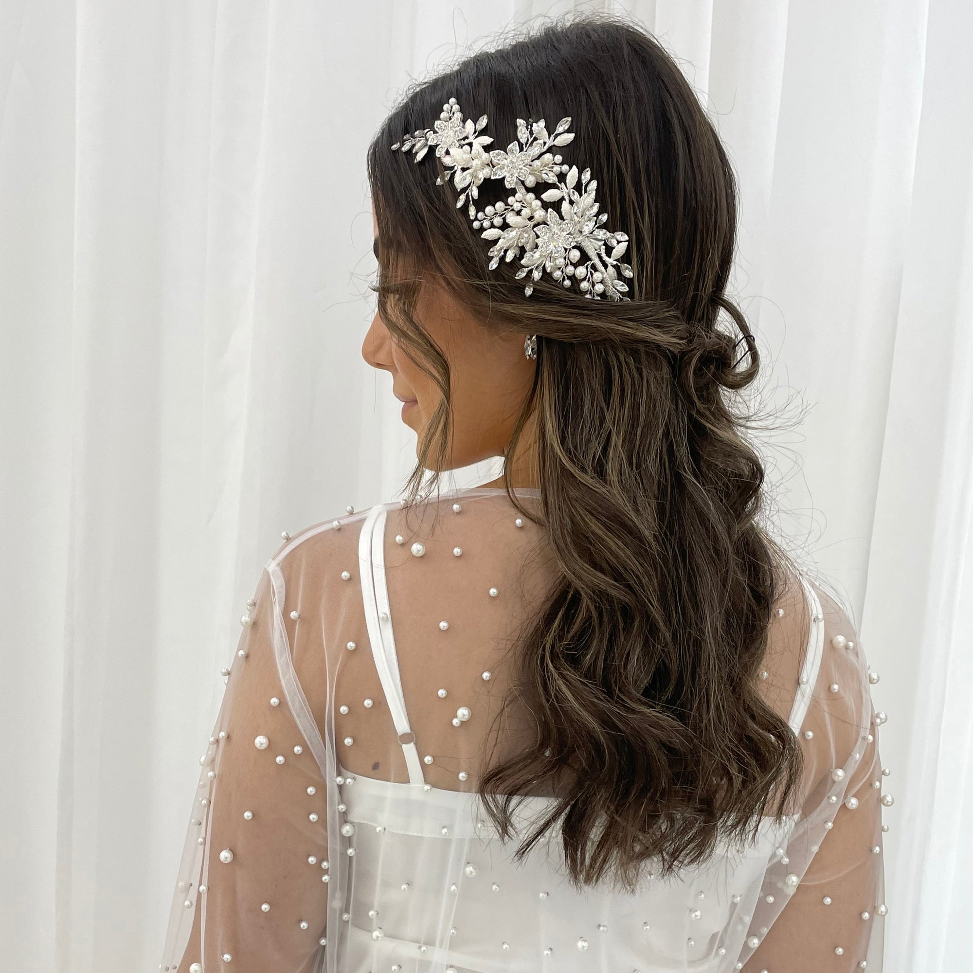 Lena Bridal Headpiece Hair Accessories - Hair Clip