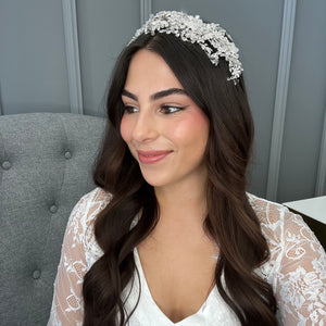 Estate Flat Bridal Headpiece Hair Accessories - Headpieces    