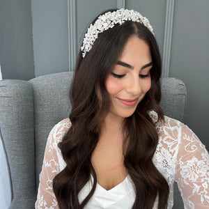 Adria Bridal Headband Hair Accessories - Headbands,Tiara    