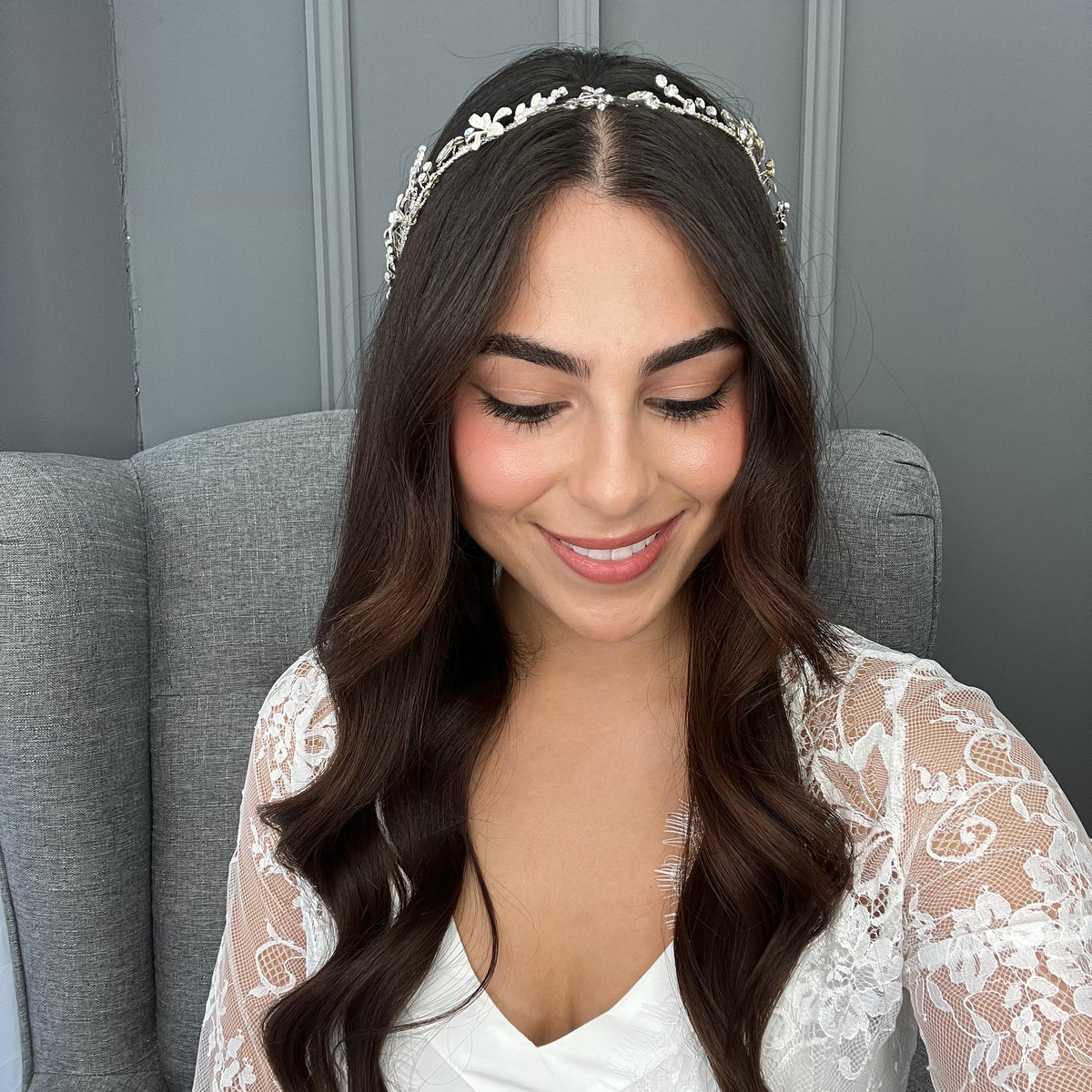 Lanelle Crystal Bridal Headband Hair Accessories - Headbands,Tiara