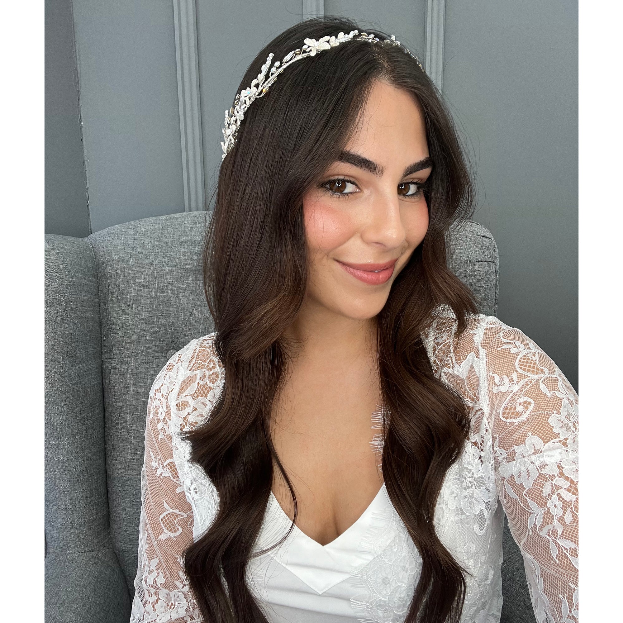 Lanelle Crystal Bridal Headband Hair Accessories - Headbands,Tiara