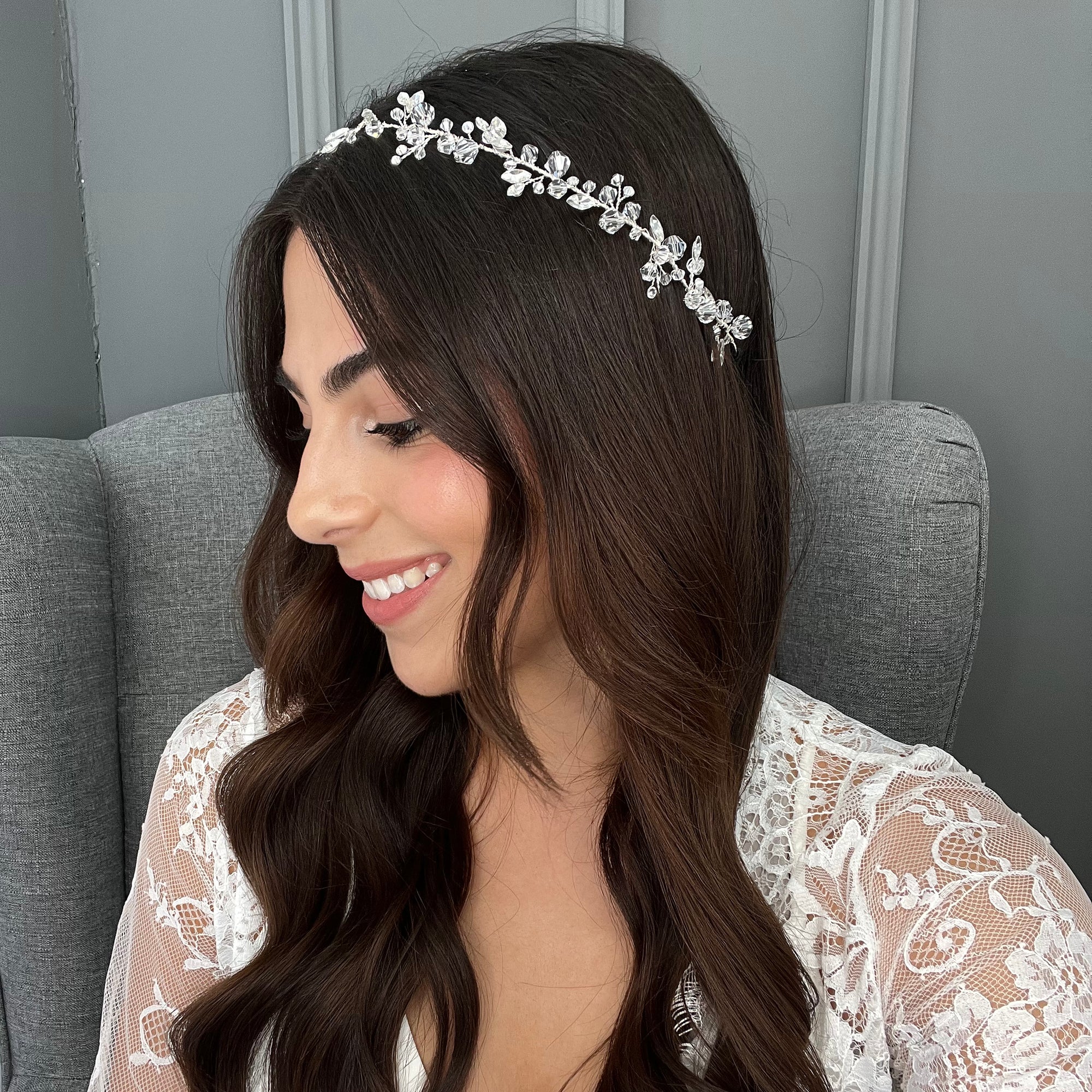 Madison Crystal Vine Hair Accessories - Headpieces