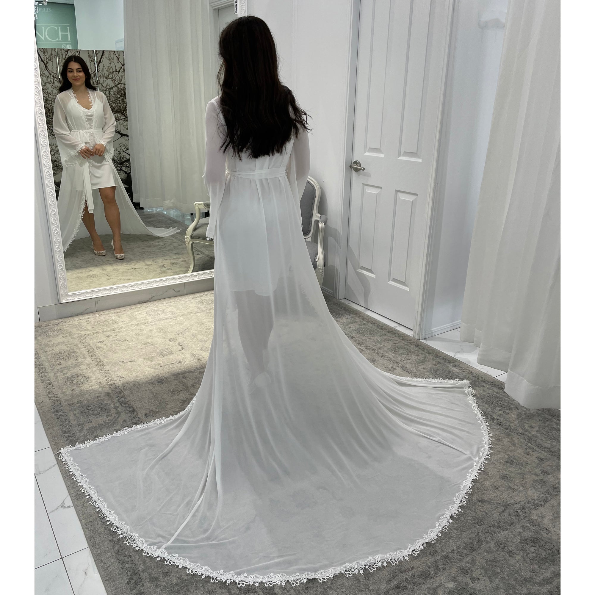 Jade Bridal Robe - Limited Edition Bridal Robe - RTW    