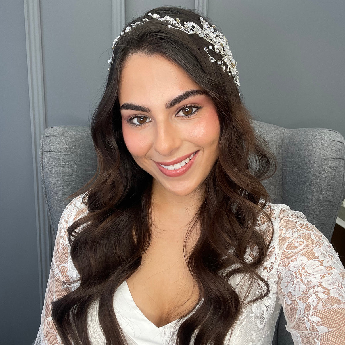 Orabelle Crystal Bridal Hair Vine Hair Accessories - Headpieces