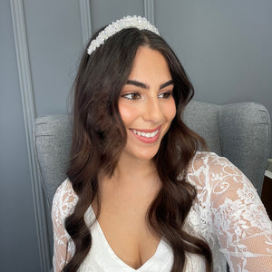 Angelina Bridal Crown Hair Accessories - Tiara & Crown    