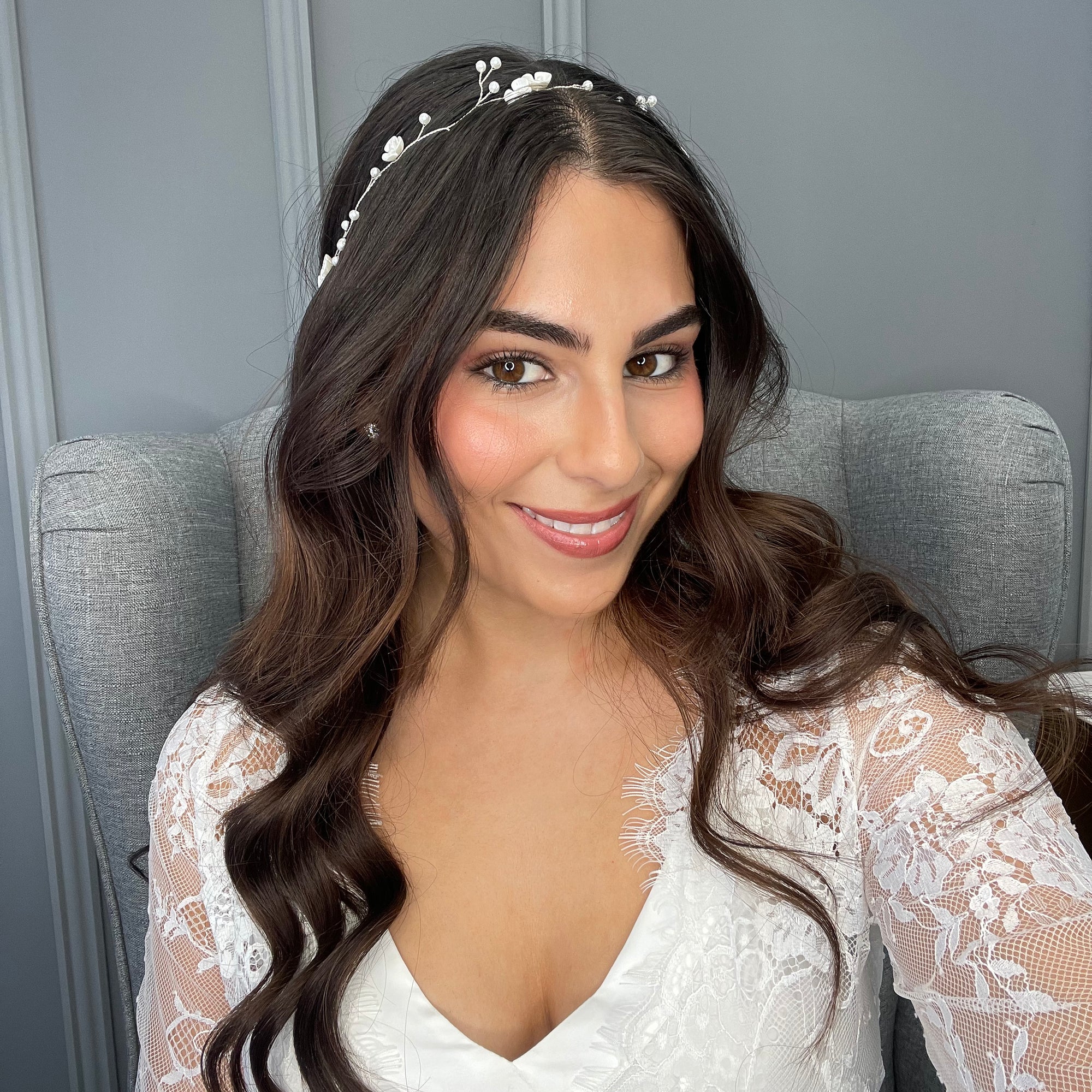 Tira Single Pearl Vine Hair Accessories - Headpieces