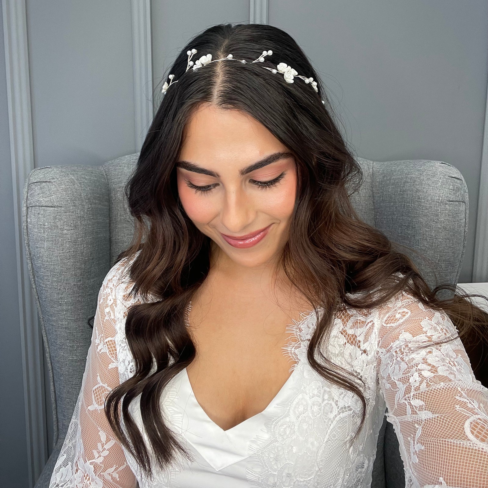 ZHENM Wedding Headband for Brides Bridal Headpieces for Wedding Rhinestone Bridal  Hair Accessories(Golden) : Amazon.in: Jewellery
