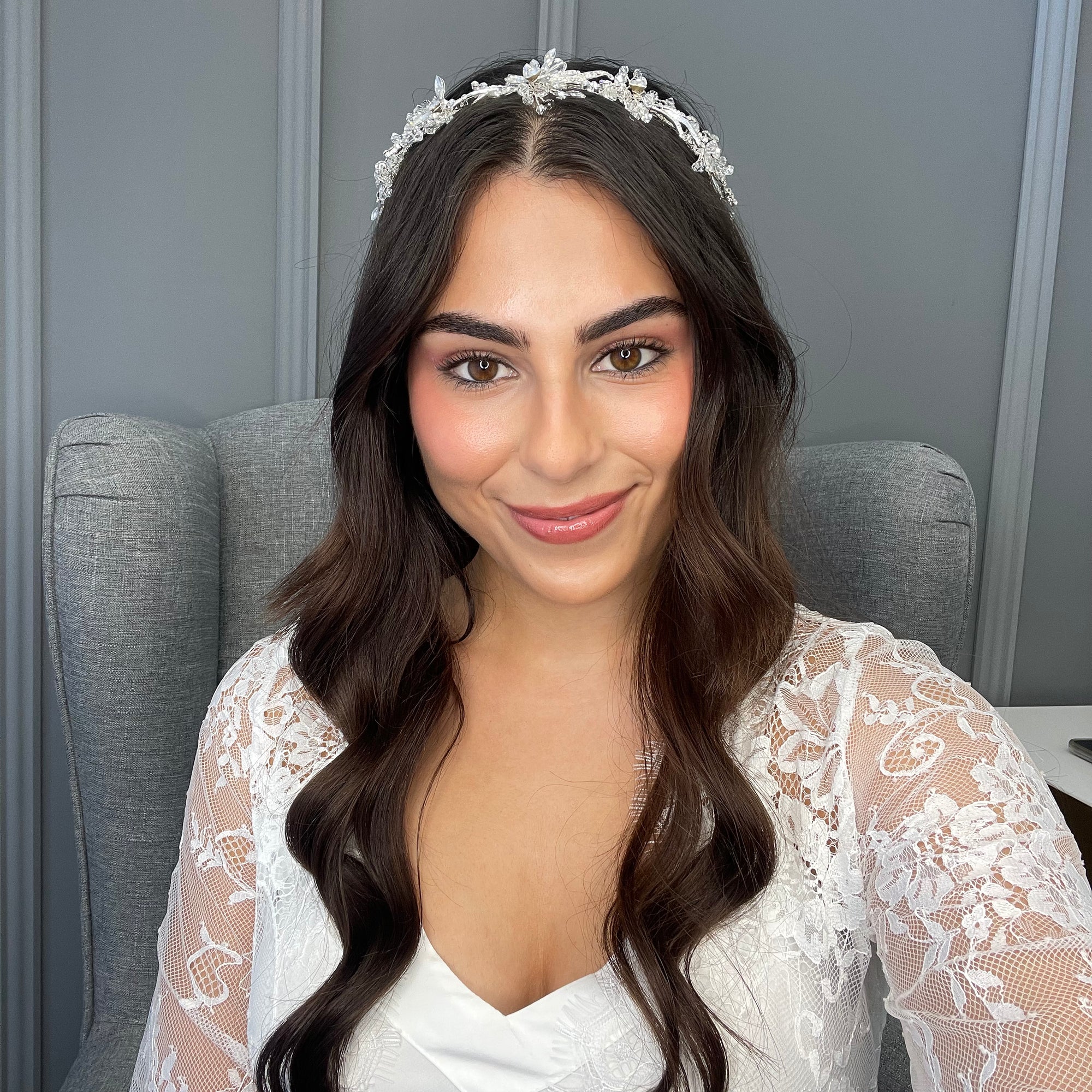 Callie Crystal Bridal Hair Vine Hair Accessories - Headpieces