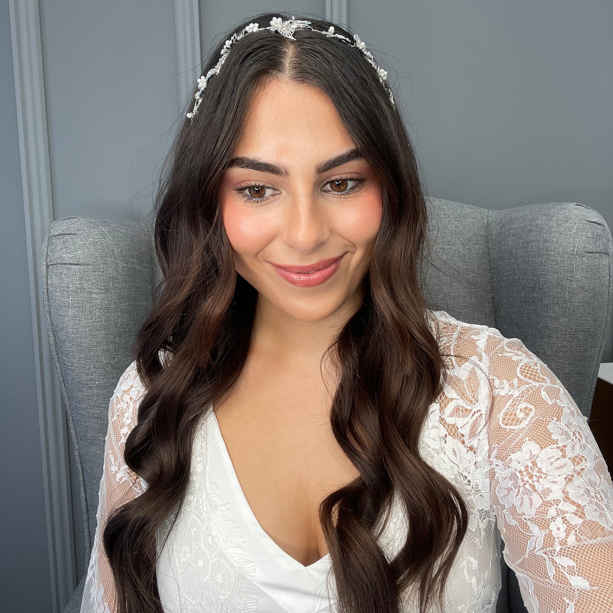 Alcina Crystal Bridal Hair Vine Hair Accessories - Headpieces