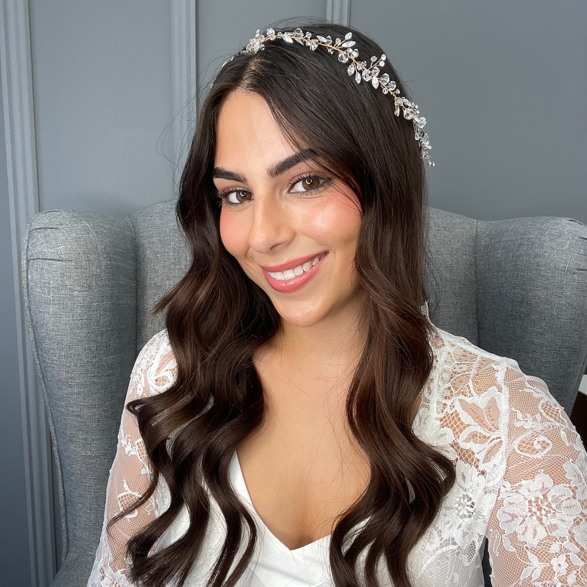 Madison Crystal Vine Hair Accessories - Headpieces