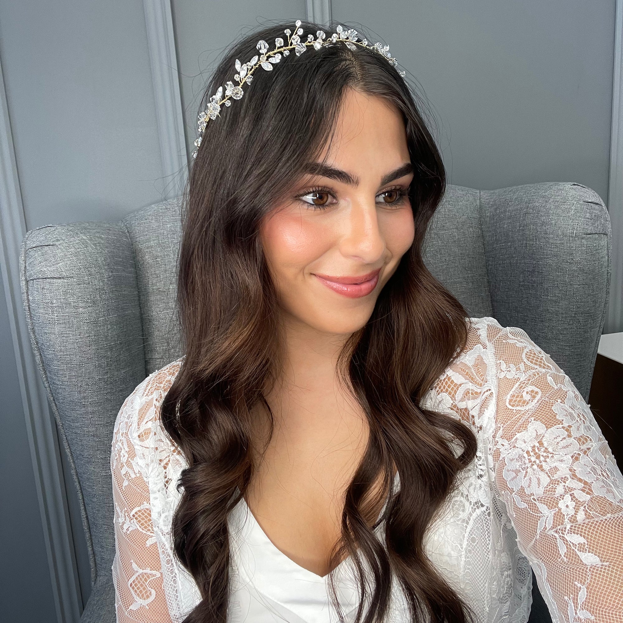 Madison Crystal Vine Hair Accessories - Headpieces