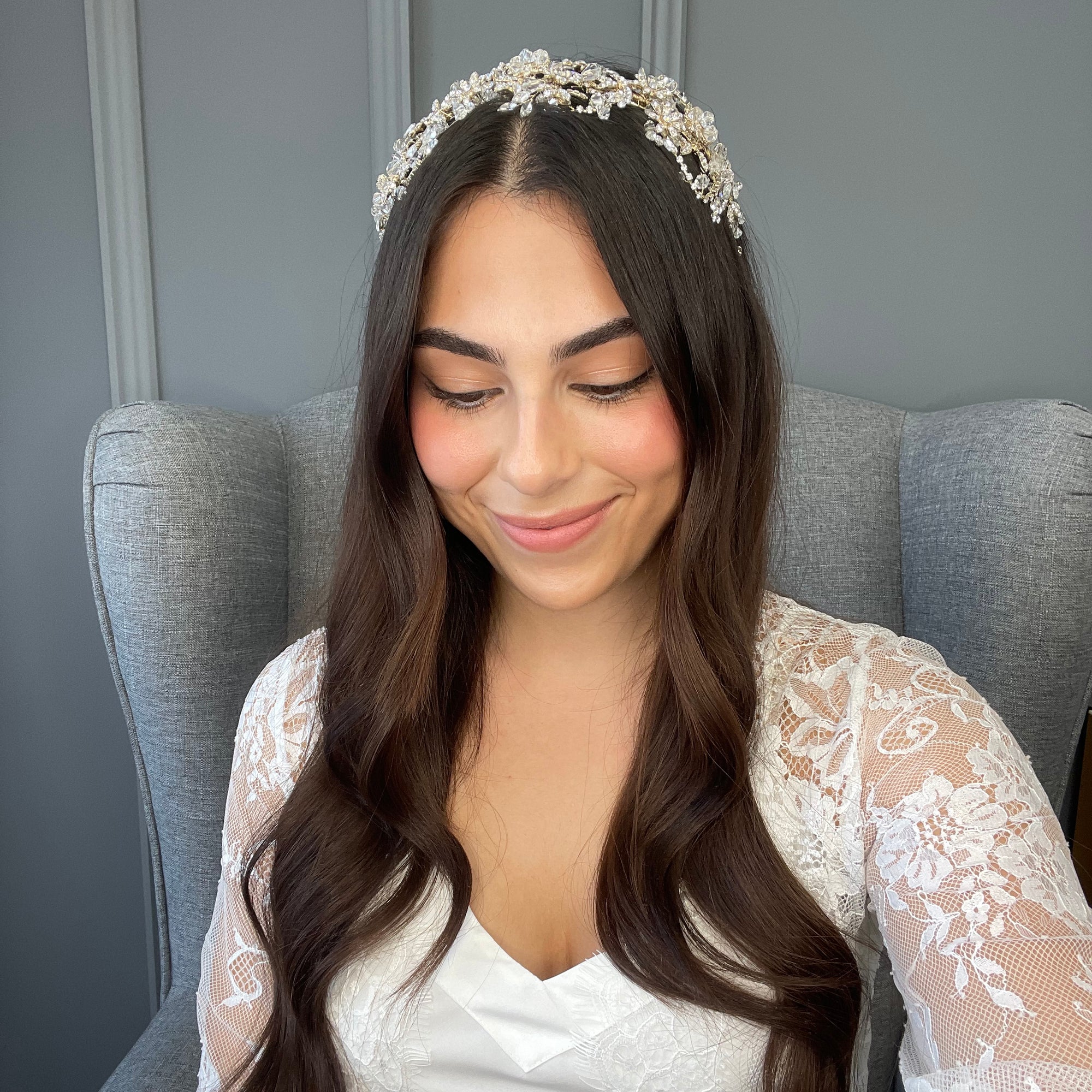 Sonia Bridal Flat Headpiece Hair Accessories - Headpieces