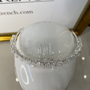 Inessa Crown Hair Accessories - Tiara & Crown    