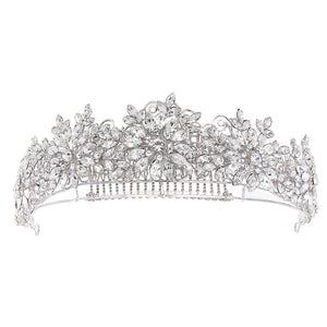 Jasmine Bridal Tiara Hair Accessories - Tiara & Crown    