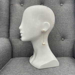 Jelina Pearl Bridal Drop Earrings Earrings - Long Drop    