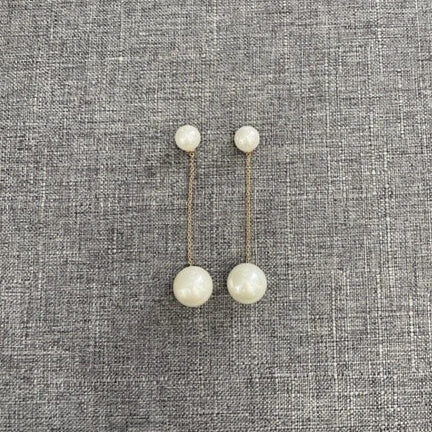 Jelina Pearl Bridal Drop Earrings Earrings - Long Drop